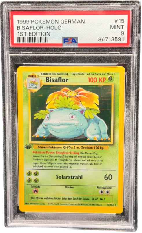 Bisaflor (BS 15) (1st.Edition) PSA 9 DE