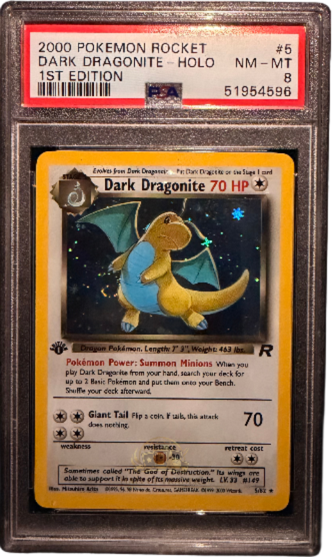 ダークカイリュー (TR 5) (第1版) (PSA 8) EN