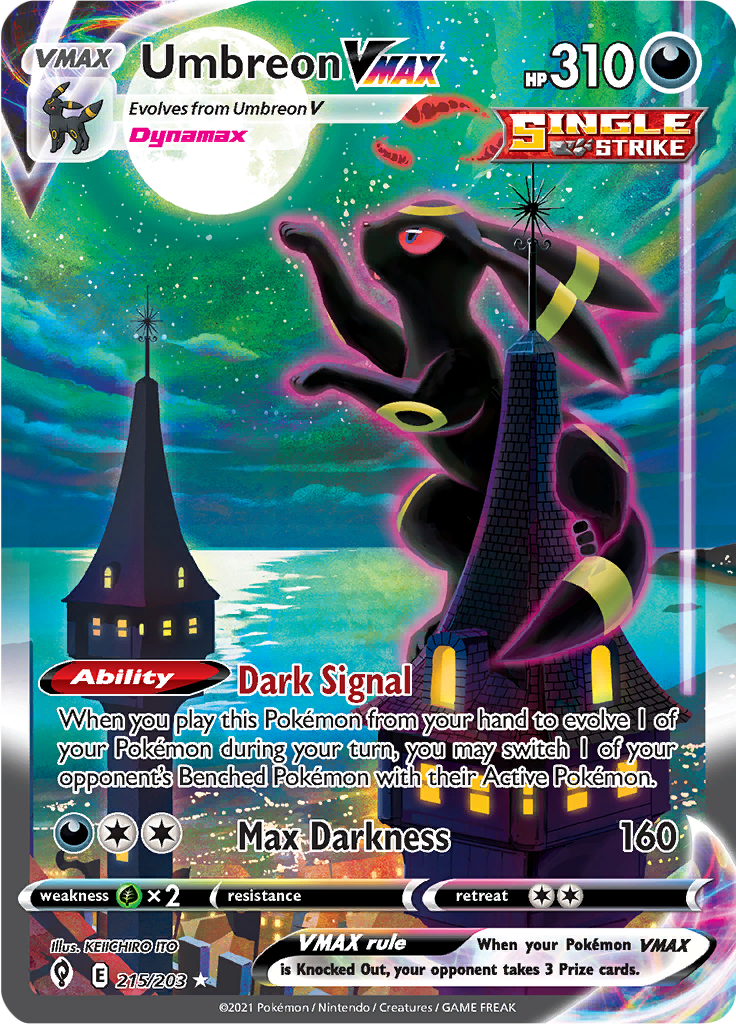 Umbreon VMAX (215/203) - Alternate Art Secret Rare EN NM